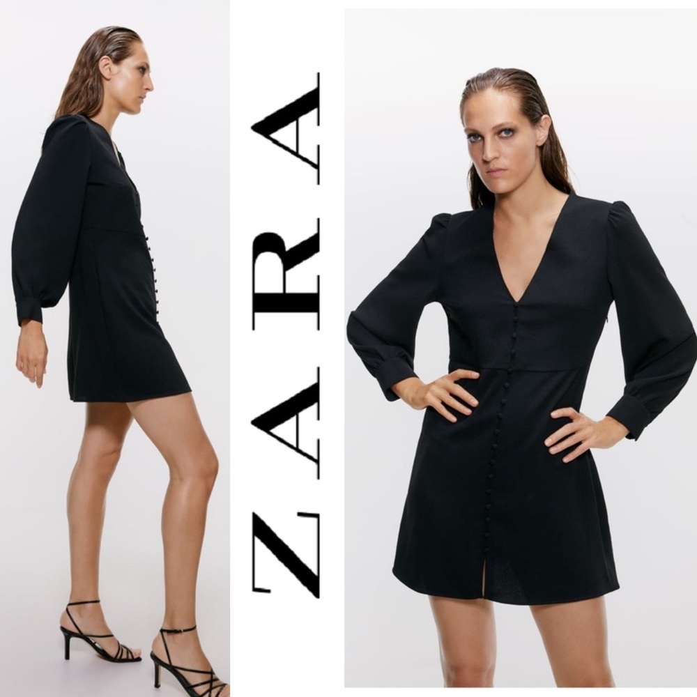 Zara black dress